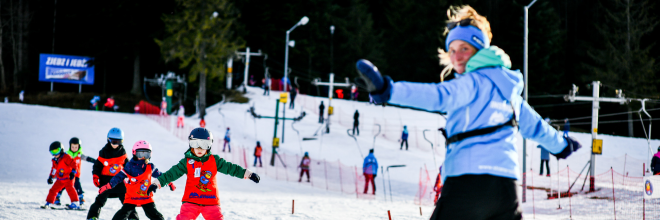 Kurs narciarski podstawowy dla dzieci - 4 dni
