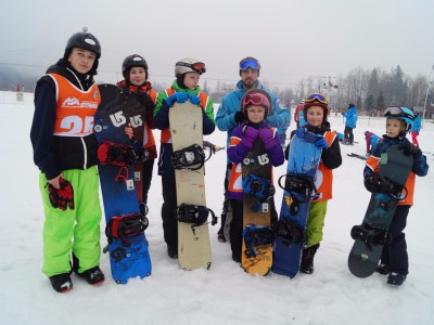 Kurs feryjny 15-20.II.2016 - snowboard