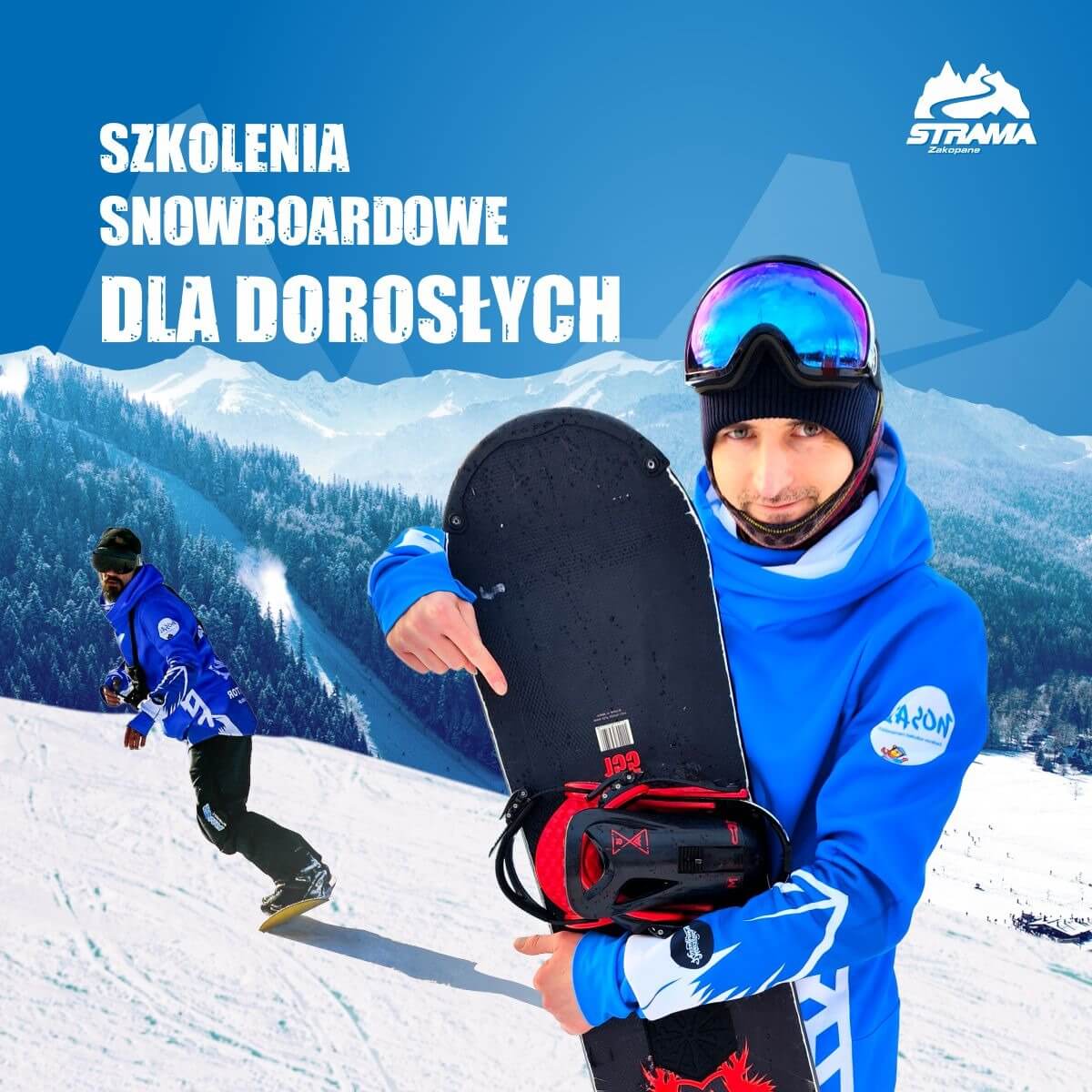 Kursy narciarskie dla dorosłych snowboardowe